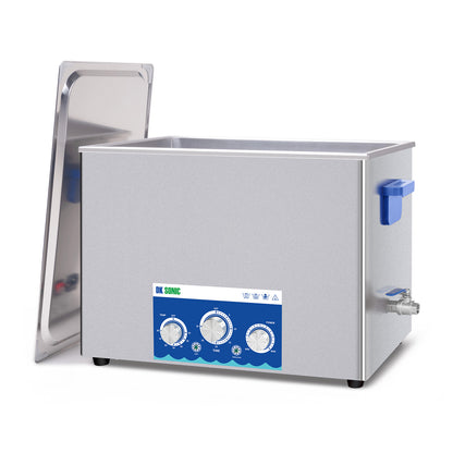 DK SONIC Nettoyeur à Ultrasons 37L 720W, Nettoyeur à Ultrasons pour Carburateurs avec Fonction de Réglage de la Puissance pour le Nettoyage de Pièces, de Circuits Imprimés (Panier Inclus)