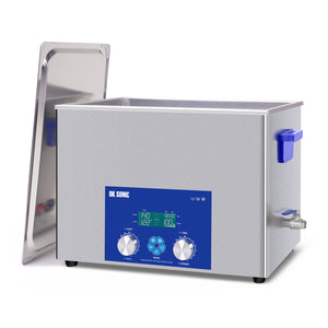 DK SONIC Nettoyeur à Ultrasons 37L,720W Nettoyeur à Ultrasons Commercial avec Minuterie Mécanique Intelligente, Chauffage et Panier, Fonctions Multiples pour Carburateurs, Moteurs de Moto, Chaînes