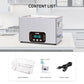 DK SONIC Nettoyeur ultrasonique 30L, 600W Nettoyeur sonique robuste avec commande Smart Touch, cinq modes pour moteurs de moto, carburateurs, chaînes, circuits imprimés (panier inclus)